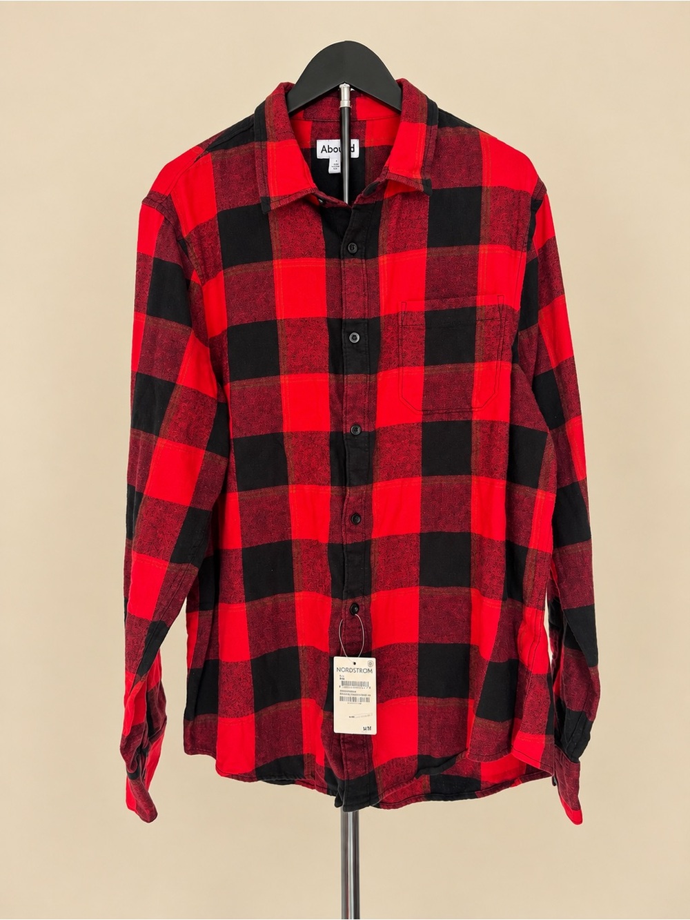 Abound Red & Black Buffalo Plaid Button-Down Shirt